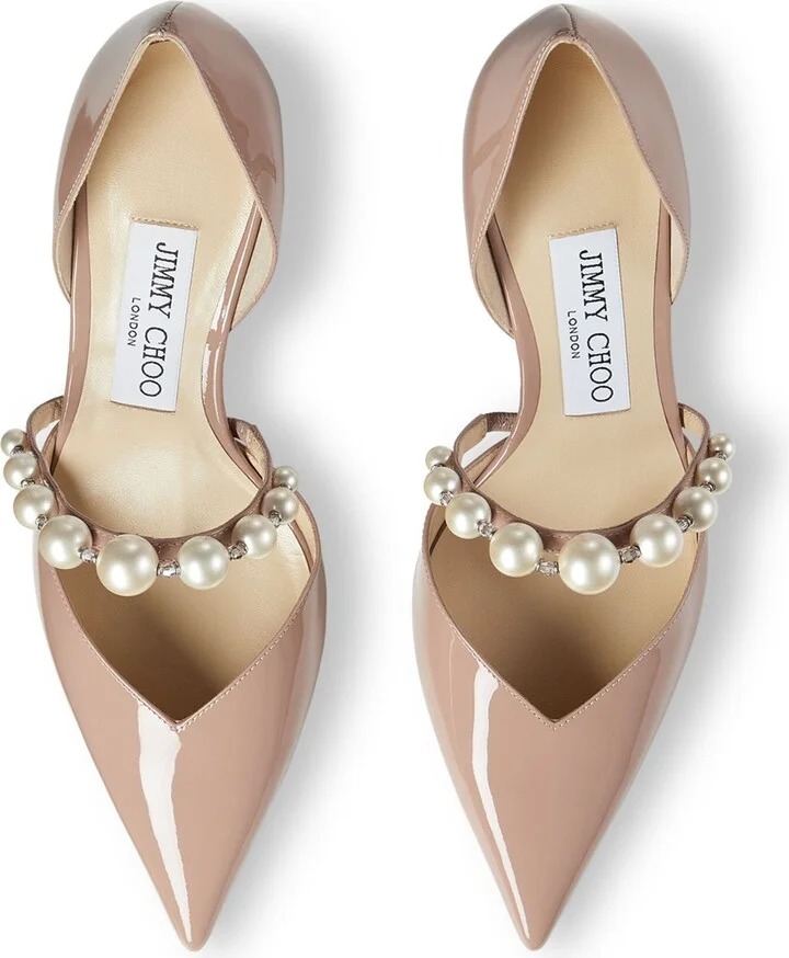 Jimmy Choo Aurelie 85 Patent Leather Pumps - Image 2