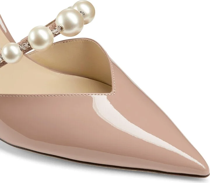Jimmy Choo Aurelie 85 Patent Leather Pumps - Image 4