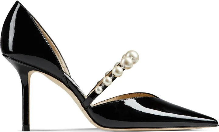 Jimmy Choo Aurelie 85 Patent Leather Pumps