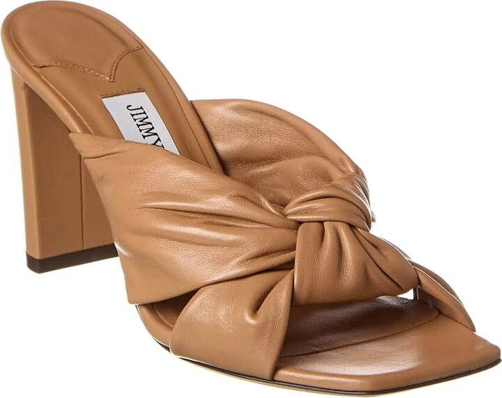 Jimmy Choo Avenue 85 Leather Sandal