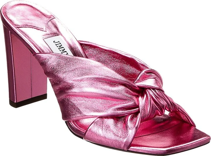 Jimmy Choo Avenue 85 Leather Sandal