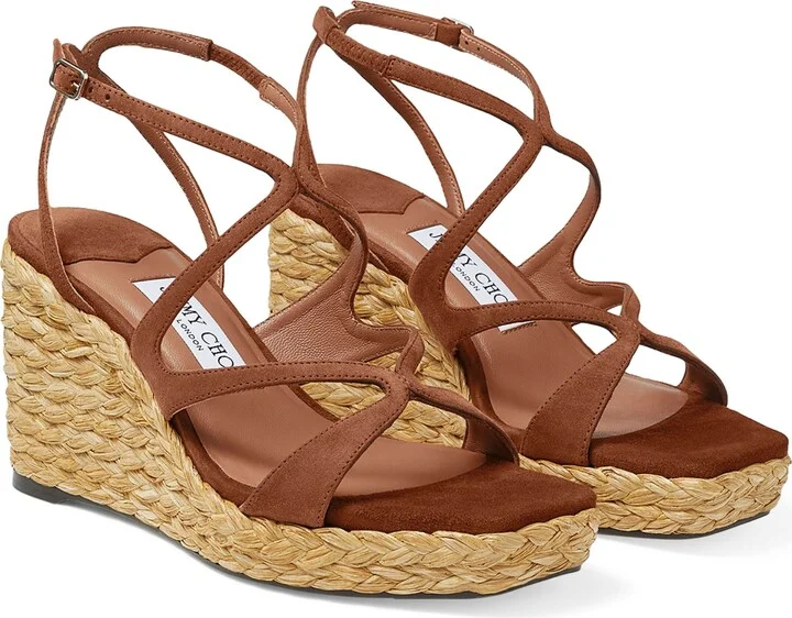 Jimmy Choo Ayla 85 Wedge Sandals - Image 4