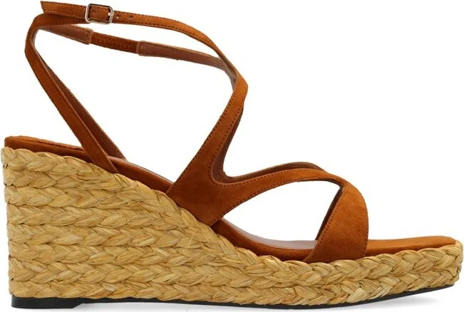 Jimmy Choo Ayla Square Toe Heeled Sandals