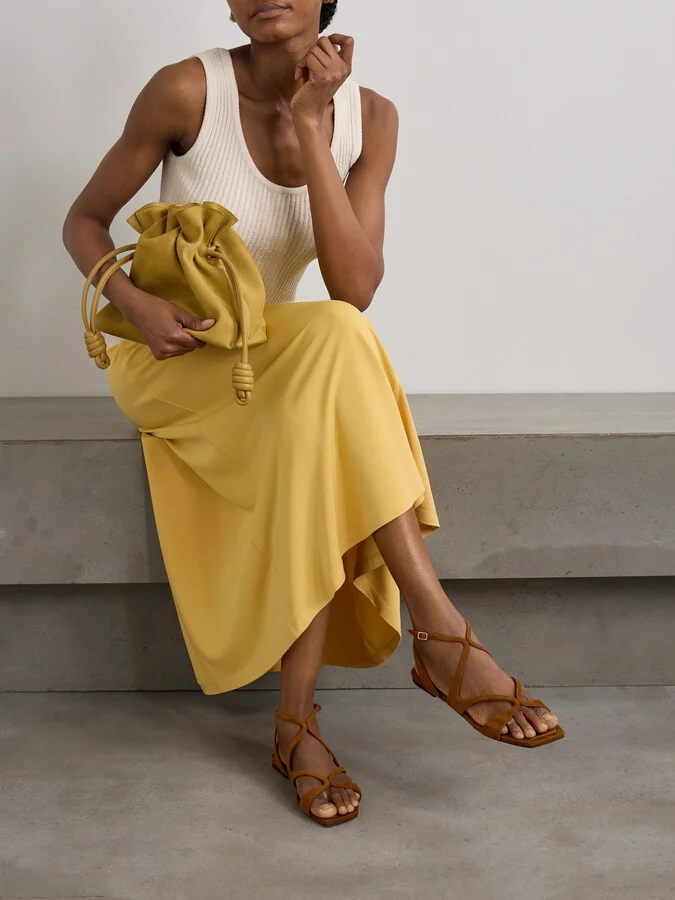 Jimmy Choo - Ayla Suede Sandals - Brown - Image 2