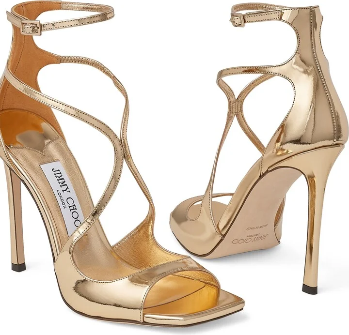 Jimmy Choo Azia 110 Leather Sandals - Image 6