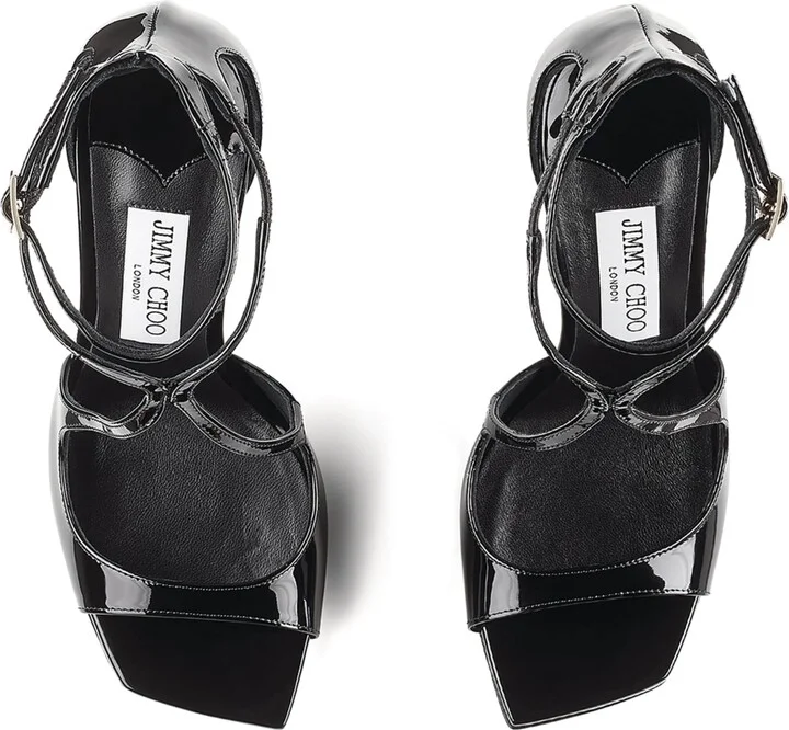 Jimmy Choo Azia 110 Patent Leather Sandals - Image 4