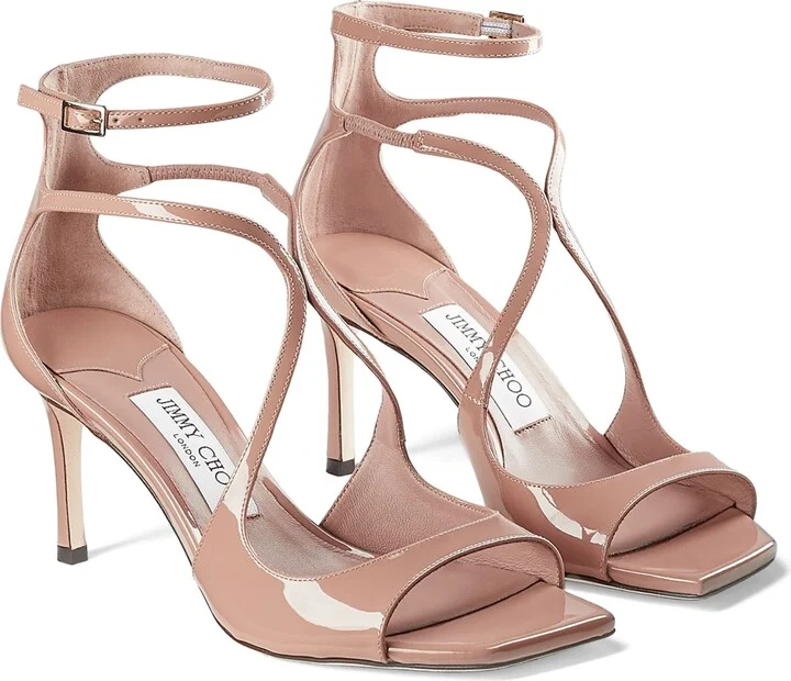 Jimmy Choo Azia 75 Patent Leather Sandals - Image 3