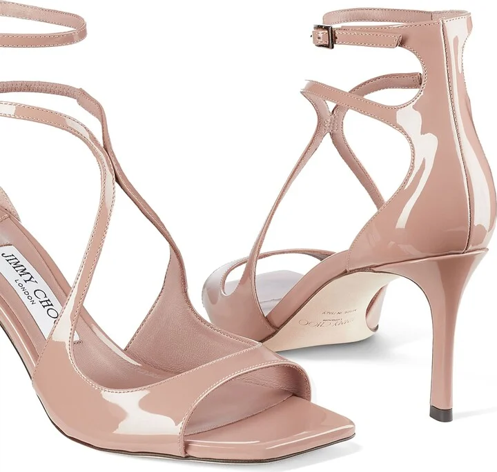 Jimmy Choo Azia 75 Patent Leather Sandals - Image 6