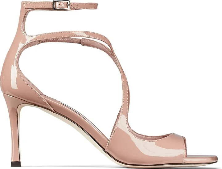 Jimmy Choo Azia 75 Patent Leather Sandals