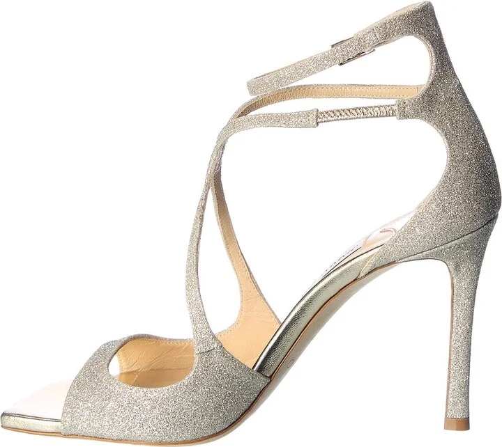 Jimmy Choo Azia 95 Glitter Sandal - Image 2