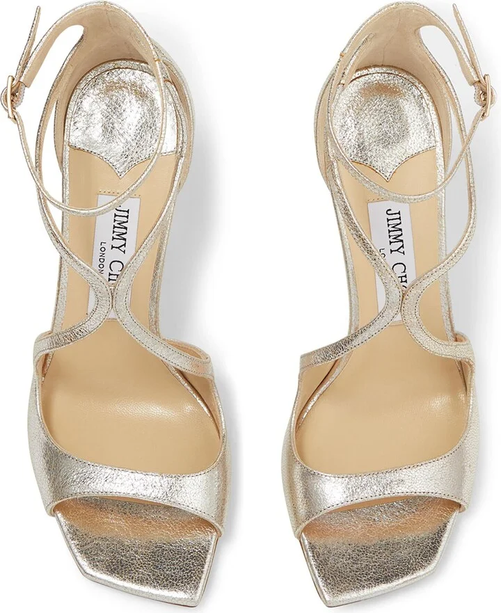 Jimmy Choo Azia 95 Leather Sandals - Image 2