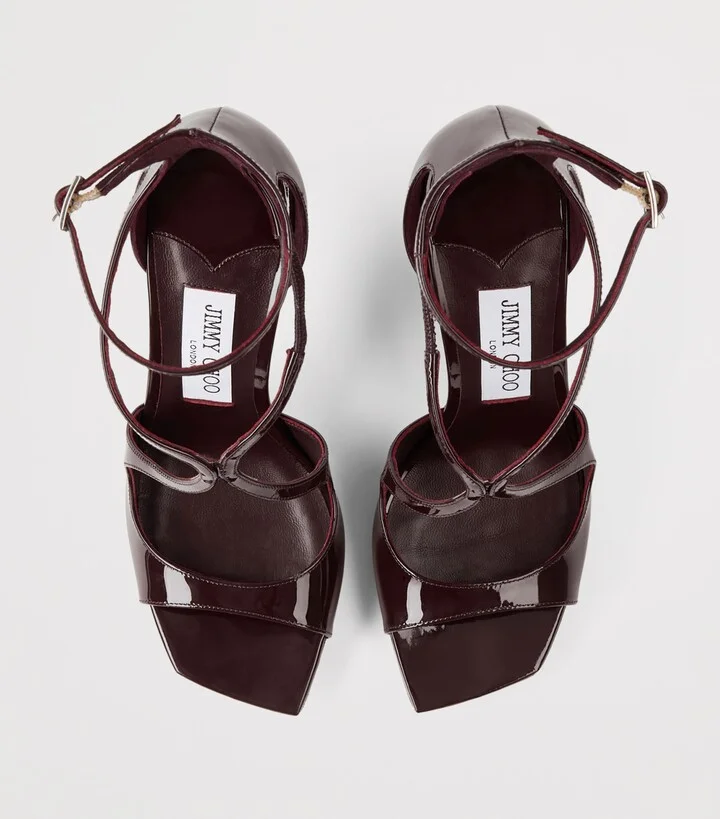 Jimmy Choo Azia 95 Leather Sandals - Image 2