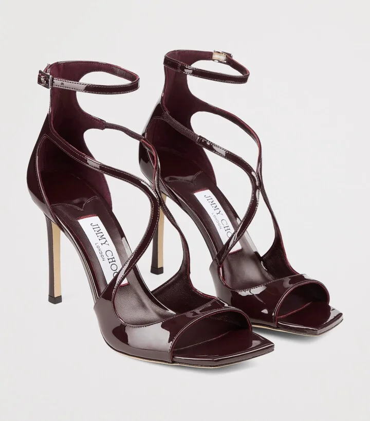 Jimmy Choo Azia 95 Leather Sandals - Image 4