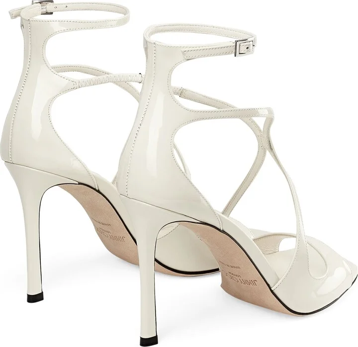 Jimmy Choo Azia 95 Patent Leather Sandals - Image 3