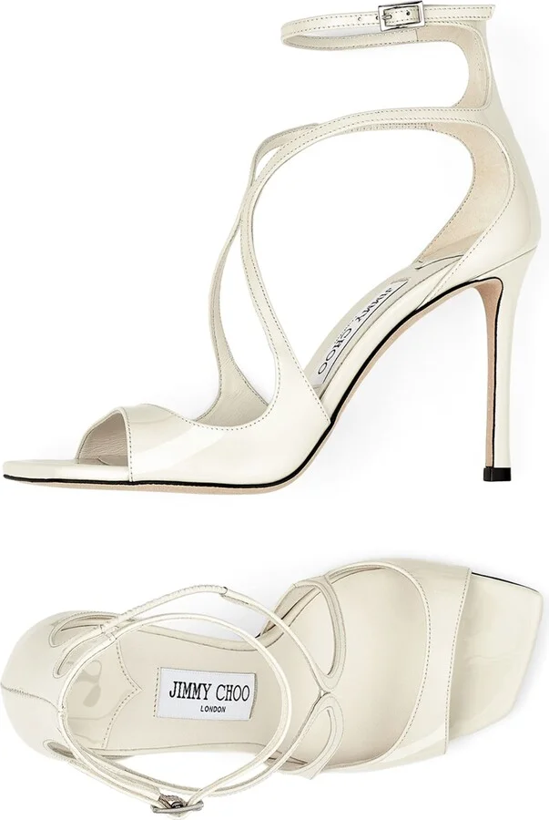 Jimmy Choo Azia 95 Patent Leather Sandals - Image 5
