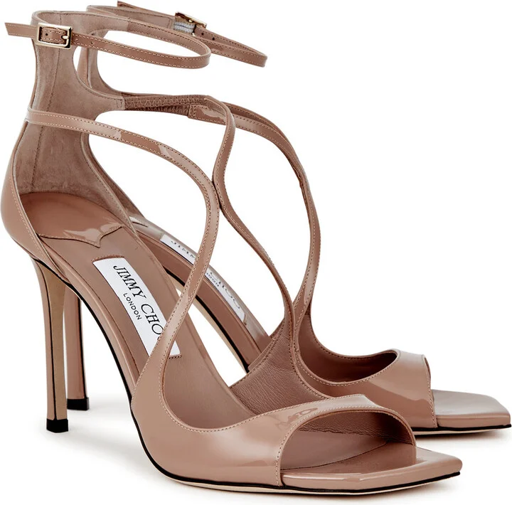 Jimmy Choo Azia 95 Patent Leather Sandals - Image 2