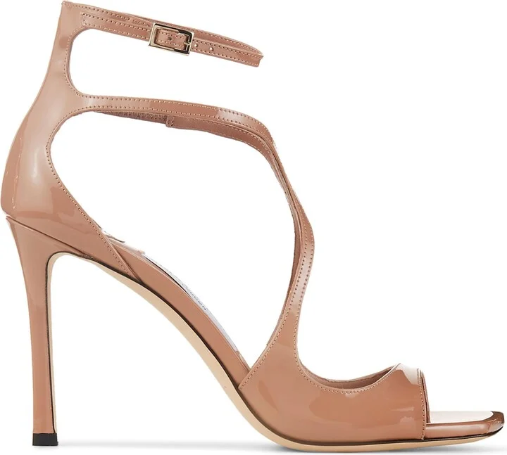 Jimmy Choo Azia 95 Patent Leather Sandals