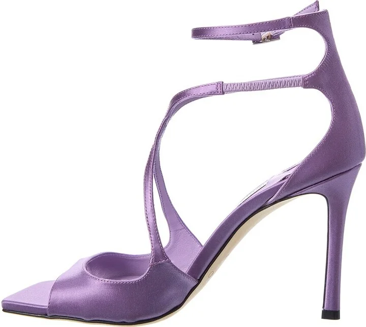 Jimmy Choo Azia 95 Satin Sandal - Image 2