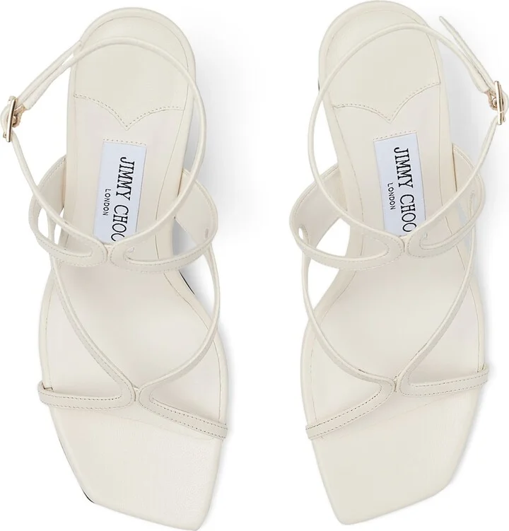 Jimmy Choo Azie 85 Leather Heeled Sandals - Image 4