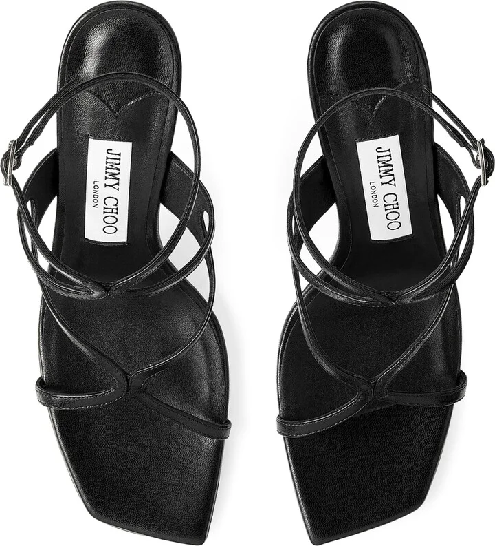 Jimmy Choo Azie 85 Leather Heeled Sandals - Image 3