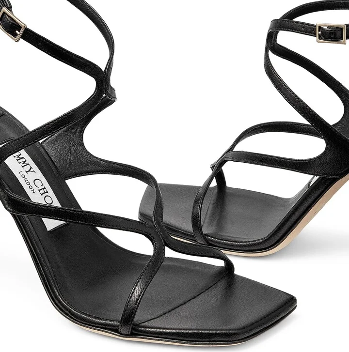 Jimmy Choo Azie 85 Leather Heeled Sandals - Image 5