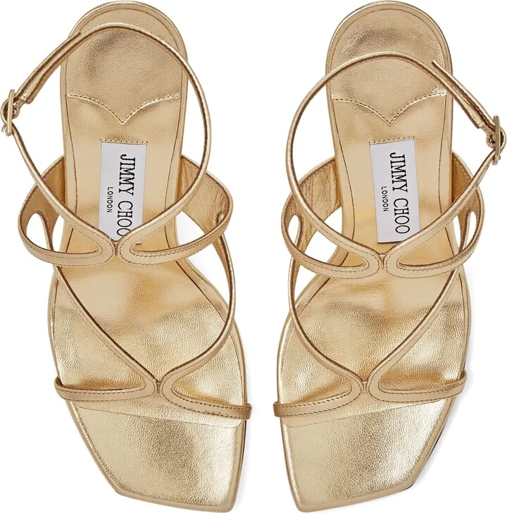Jimmy Choo Azie 85 Leather Heeled Sandals - Image 3