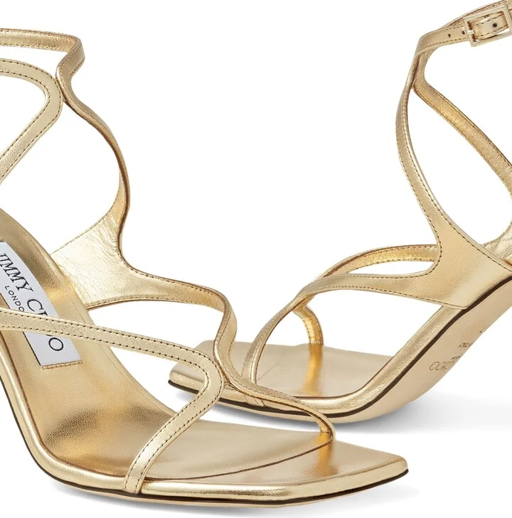 Jimmy Choo Azie 85 Leather Heeled Sandals - Image 5