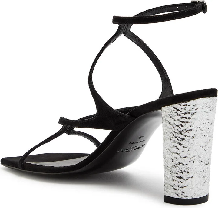 Jimmy Choo Azie 85 Suede Sandals - Image 2