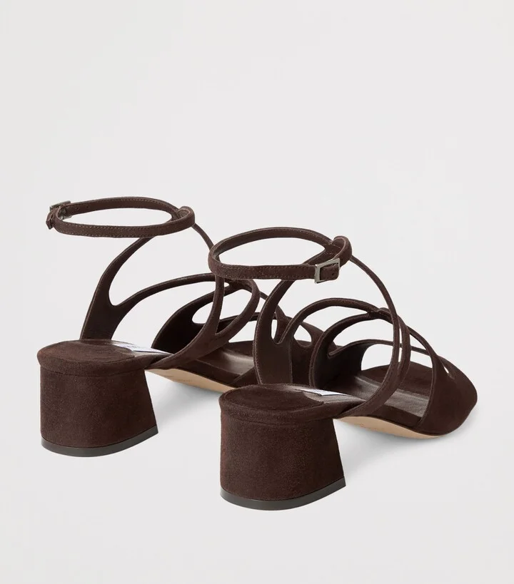 Jimmy Choo Azilia 45 Suede Heeled Sandals - Image 3
