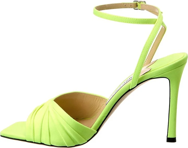 Jimmy Choo Basil 95 Leather Sandal - Image 2