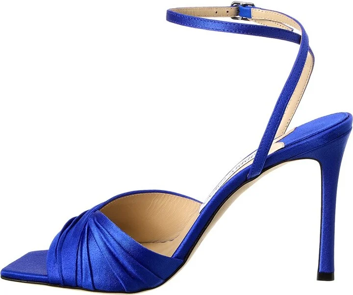 Jimmy Choo Basil 95 Leather Sandal - Image 2