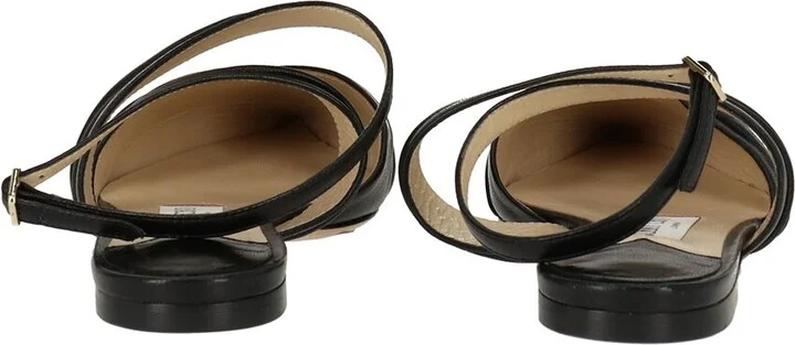 Jimmy Choo Basil Leather Flat - Image 2