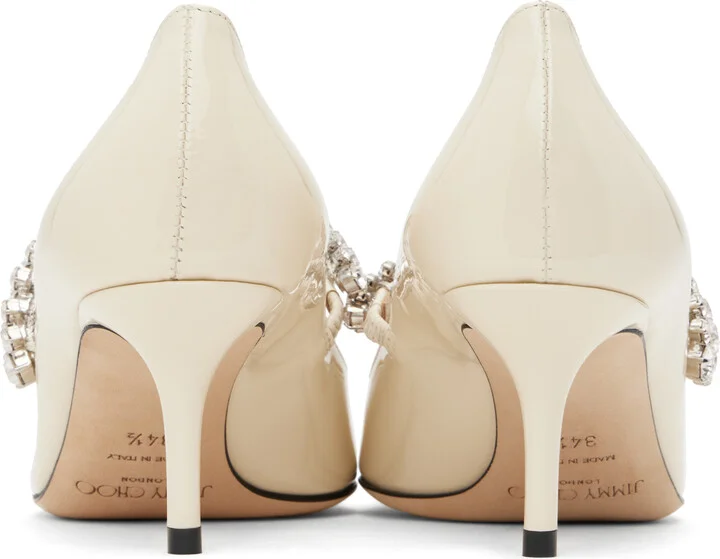 Jimmy Choo Beige Bing Pump 65 Heels - Image 2