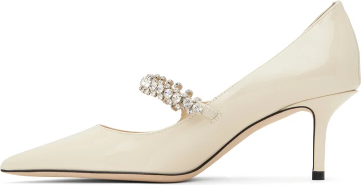 Jimmy Choo Beige Bing Pump 65 Heels - Image 3