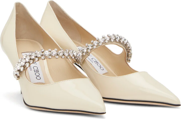 Jimmy Choo Beige Bing Pump 65 Heels - Image 4