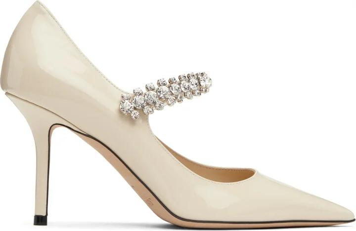 Jimmy Choo Beige Bing Pump 85 Heels