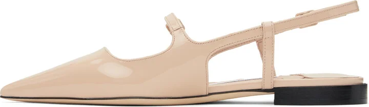 Jimmy Choo Beige Didi Ballerina Flats - Image 3