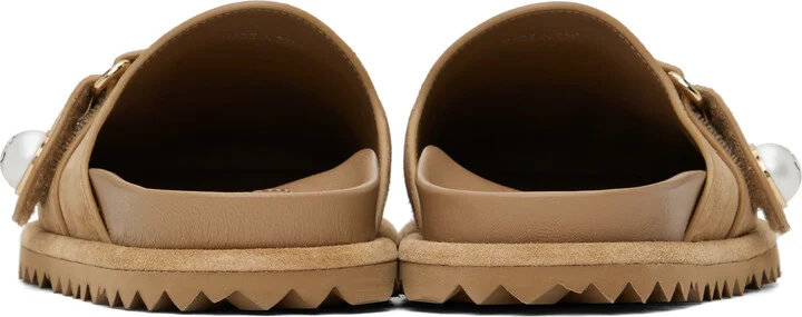 Jimmy Choo Beige Fayence Mules - Image 2