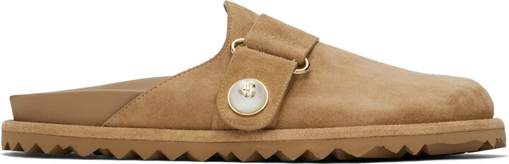 Jimmy Choo Beige Fayence Mules