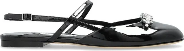 Jimmy Choo Belinda Embellished Flat Shoes