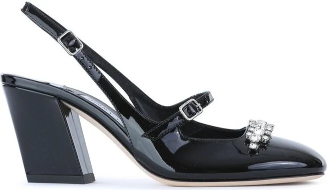 Jimmy Choo Belinda Embellished Round Toe Pumps