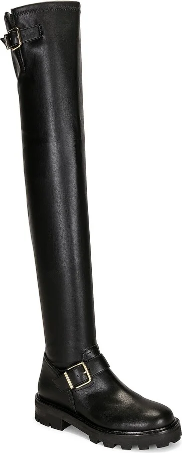 Jimmy Choo Biker II Over the Knee Boot in Black - Image 2