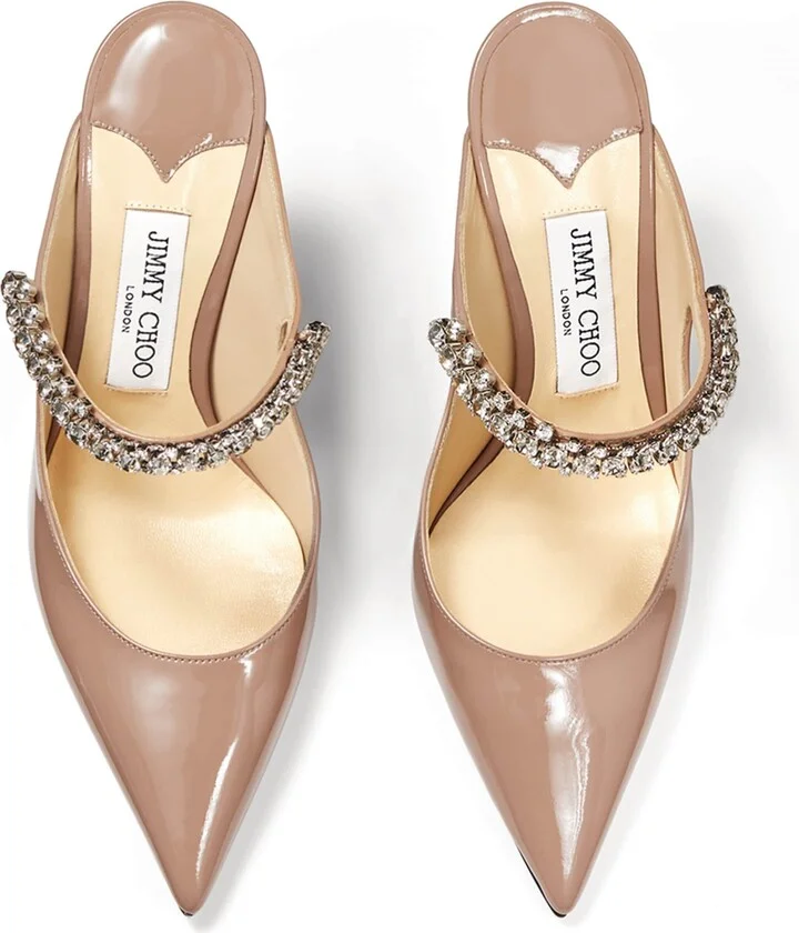 Jimmy Choo Bing 100 Leather Mules - Image 2