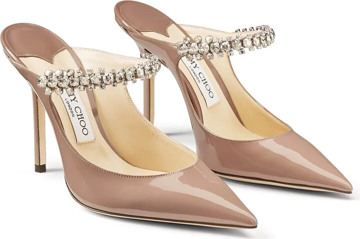 Jimmy Choo Bing 100 Leather Mules - Image 4