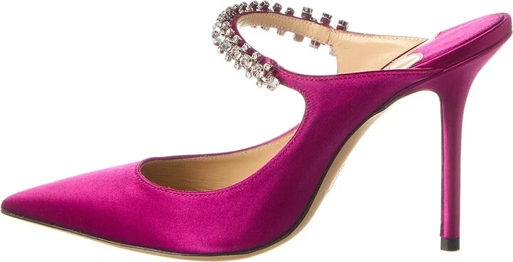 Jimmy Choo Bing 100 Satin Mule - Image 2