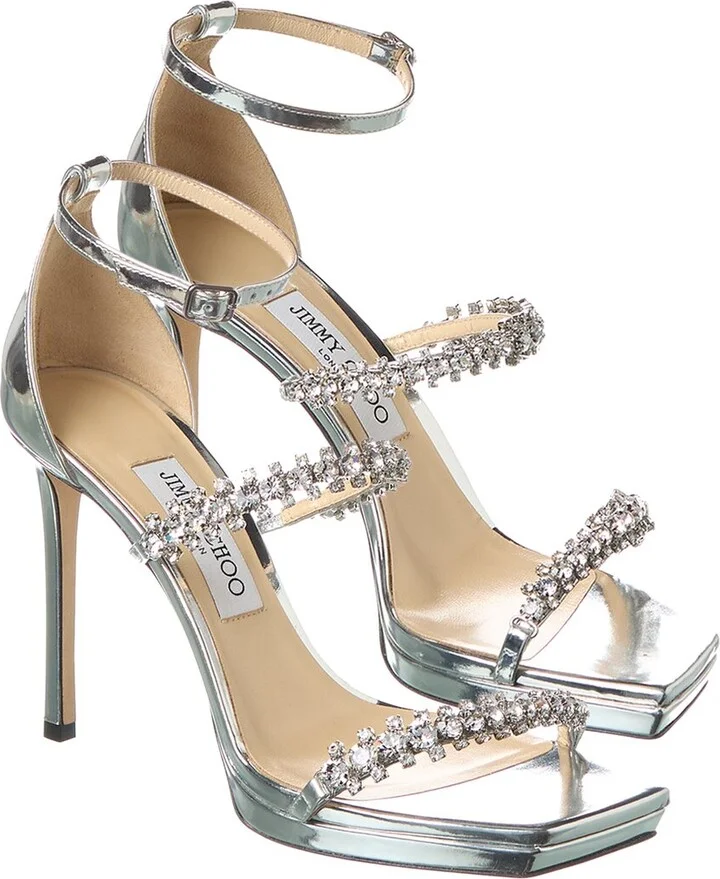 Jimmy Choo Bing 105 Leather Sandal (Authentic Pre-Loved)