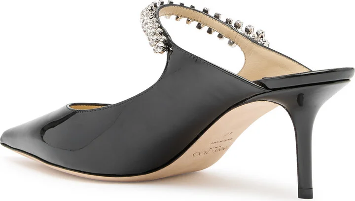 Jimmy Choo Bing 65 Embellished Patent Leather Mules - Image 7