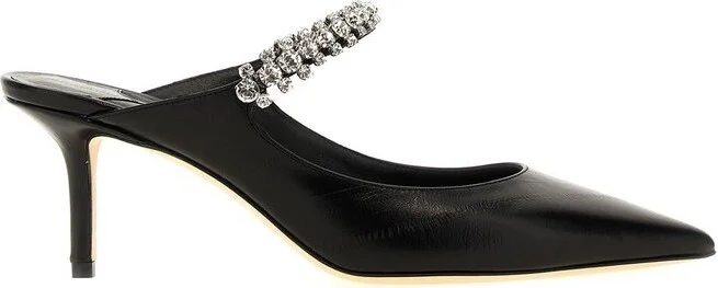 Jimmy Choo Bing 65 Embellished Pointed-Toe Mules