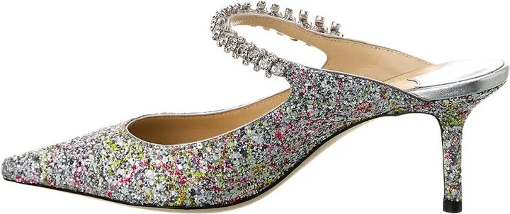 Jimmy Choo Bing 65 Glitter Pump - Image 2
