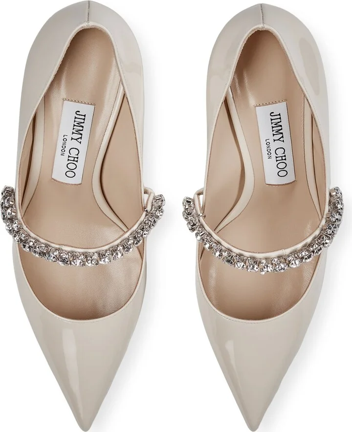 Jimmy Choo Bing 65 Leather Embellished Pumps - Image 5